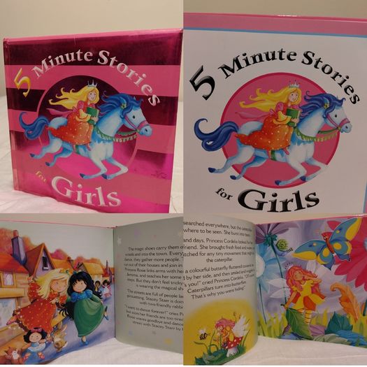 5 Minute Stories For Girls Hardback Book