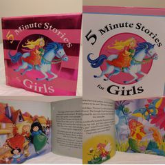 5 Minute Stories For Girls Hardback Book