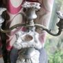 Vintage Candle Candleabra 4 Arm 5 Candle  10,5"tall-11" Wide Image 10