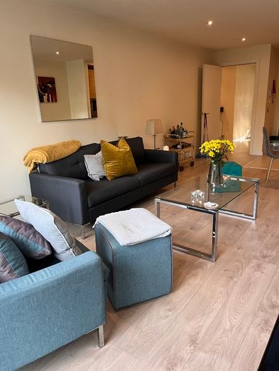 Small grey sofa