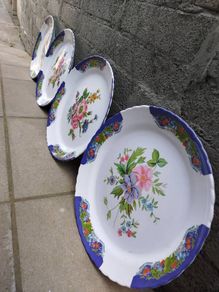 3 X Large Melamine Trays/plates