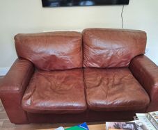 Leather sofa