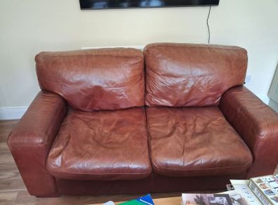 Leather sofa