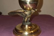 Antique Solid Brass Eagle Ink Well