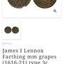 RARE! Irish Farthing 1616-1621 Image 3