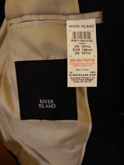 River Island boy suit and trousers