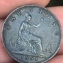 1881 Farthing Victoria Image 4