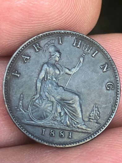 1881 Farthing Victoria