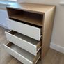 NEW Chest of Drawers Oak White 90x71x39 Image 2
