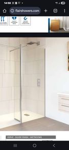Flair Verve Shower screen and flipper panel