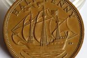 1964 Half a penny Elizabeth II bronze