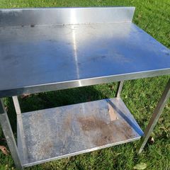 small stainless steel table