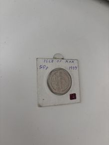 Joey Dunlop 50p anniversary coin 1997 Isle of Man