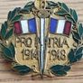 Rare WW1 French "pro Patria" (sweetheart/patriotic) Commemorative Pin Image 2