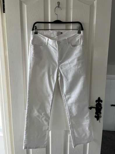Part Two White Summer Cropped Jeans - W29