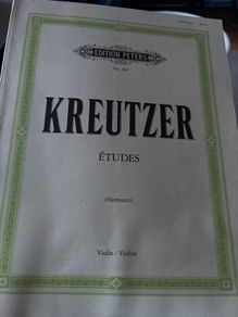 Kreutzer Etudes Hermsnn Violin