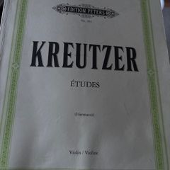 Kreutzer Etudes Hermsnn Violin