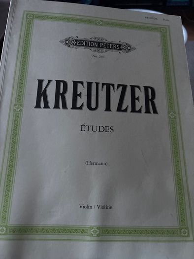 Kreutzer Etudes Hermsnn Violin