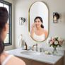 Wall Mirror 55x75 cm, Oval Gold Wall-Mounted Bathroom Vanity Mirror for Wall Decoration for Bedroom Living Room Entryway Image 6