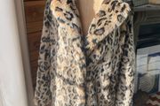 Bershka Faux Fur Coat