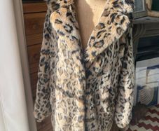 Bershka Faux Fur Coat