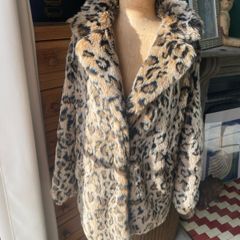 Bershka Faux Fur Coat