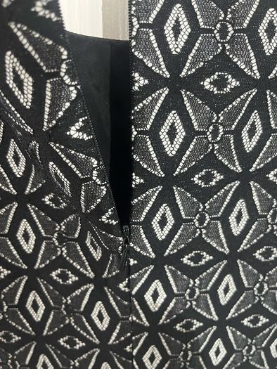 NEW French Connection Geometric Lace Top / Blouse - Size 12 / Size 14