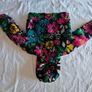ELSY Outwear Girls Teddy Fleece Jacket - Colourful Floral Sherpa - Made in Italy Image 6