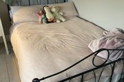 Beautiful Black Solid 4Ft Small Double Metal Bed Frame - Can Deliver