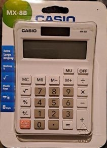CASIO MX - 8B - we calculator - Solar powered !!!