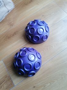 Balance training rubber cushions