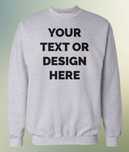 Personalised Custom Printed Sweatshirt Size S-xxl Great Birthdays Hen Stag Nights