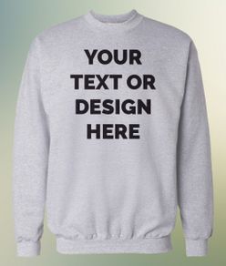 Personalised Custom Printed Sweatshirt Size S-xxl Great Birthdays Hen Stag Nights