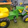 Kids John Deere pedal tractor Image 3