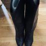 Apepazza black lambskin knee high boots VGC 6/39 Image 7