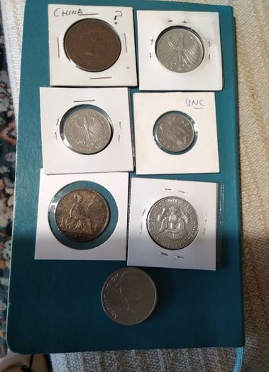 Seven Assorted Coins
