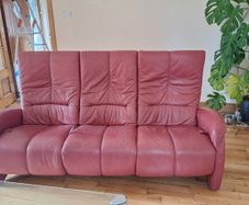 3 seater couch and foot stool