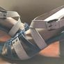 Blue&Cream Leather Sandals by Emilio Navarro Image 5