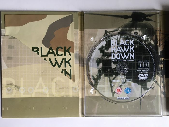 Black Hawk Down (Ridley Scott Film) [2001] Josh Hartnett, Eric Bana, Ewan McGregor [3xDVD Movie Digipack]