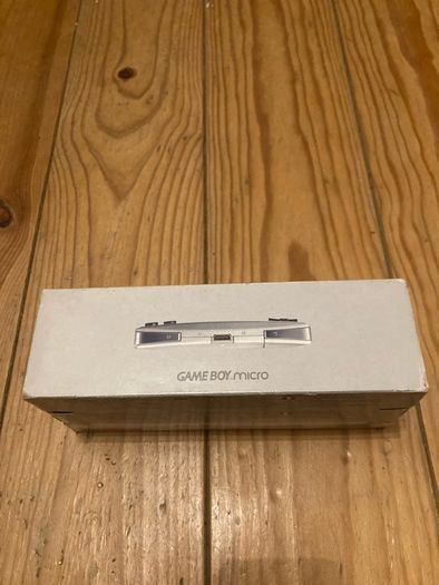 nintendo game boy micro silver console