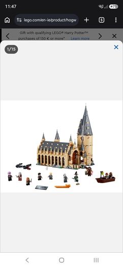 Lego Harry Potter Hogwarts Great Hall 75954