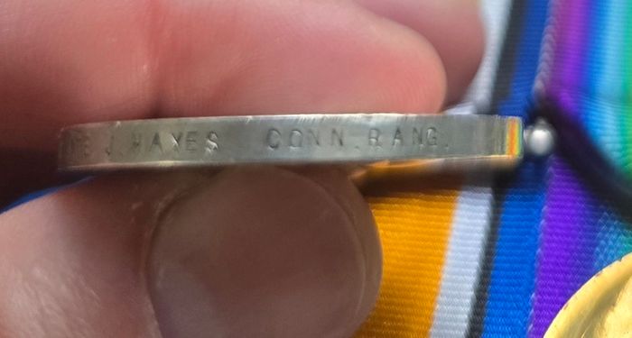 WW1 medals - unusual combination Connaught Rangers/RASC