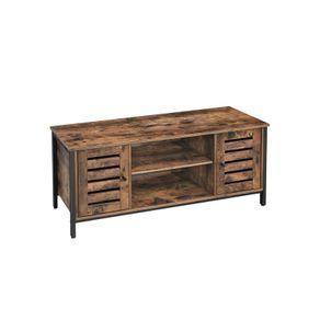 TV lowboard with 2 cabinets and 2 shelf levels TV Stand