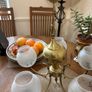 Vintage brass chandelier, total hight 55cm Image 6