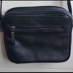 Taurus Real Leather Crossbody Bag - Triple Compartment