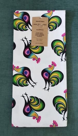 Polish Folk Tea Towel - NEW