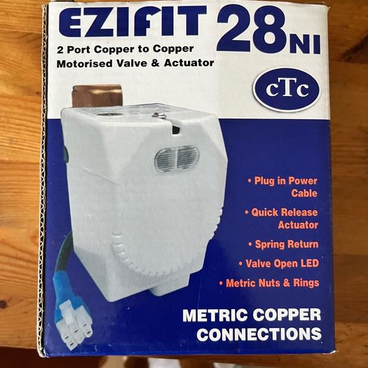 28mm motorised valve