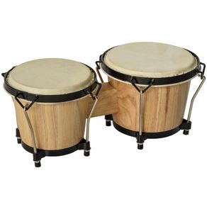 Wooden Bongo Drum Set