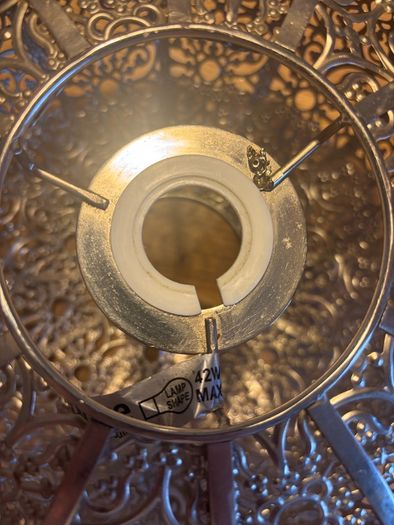 Silver Light Shade