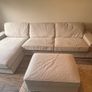 3 Seater Sofa and footstool Image 3